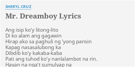 dreamboy lyrics